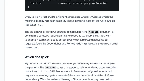 Building a Reusable Terraform Module Library for Azure Teams
