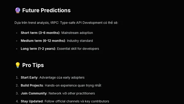 🔥 Trending: tRPC: Type-safe API Development