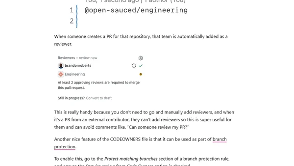 Supercharge your Repository with Code Owners