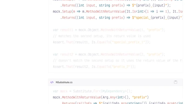 A cheat sheet to migrate from Moq to NSubstitute