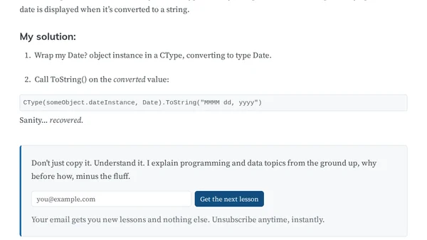 Date, Date?, and the ToString Method in VB.Net