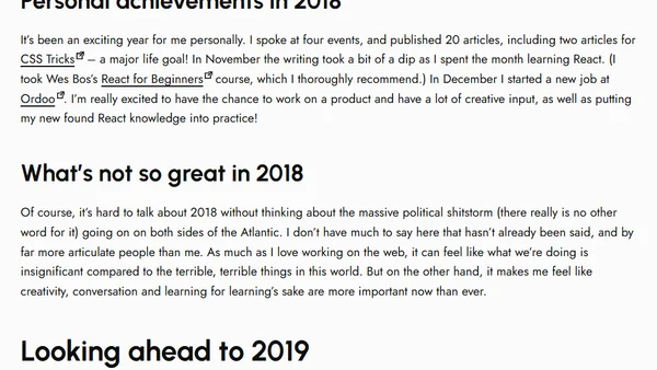 Wrapping Up 2018