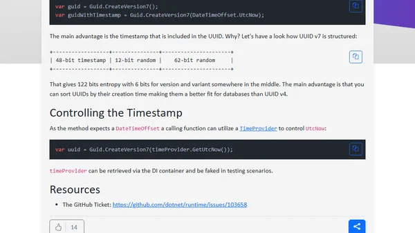 UUID v7 in .NET 9