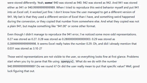 WTF Excel?!