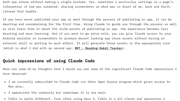 My impressions after using Claude Code for six months