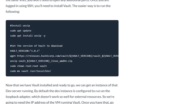 Using Azure Active Directory Authentication with HashiCorp Vault - Part 1