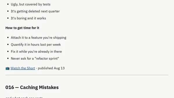 Quick Tips Recap — August 2026