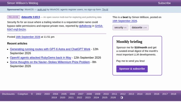 datasette 0.65.5