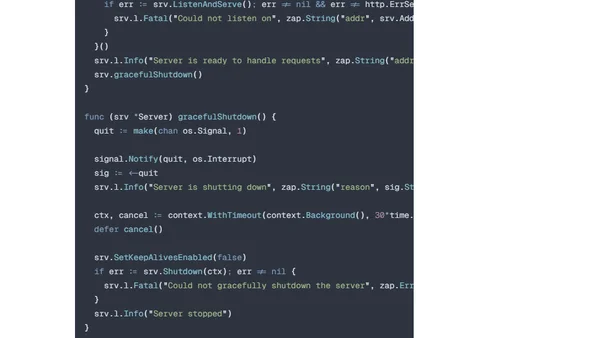 Improved graceful shutdown webserver