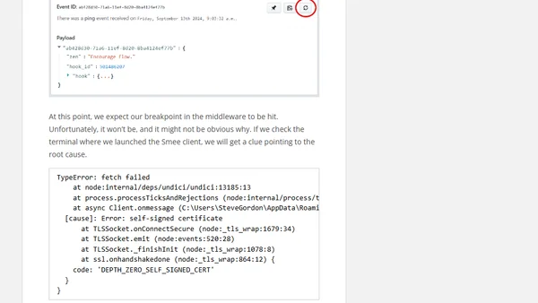 Receiving GitHub Webhooks When Using the ASP.NET Core Developer Certificate