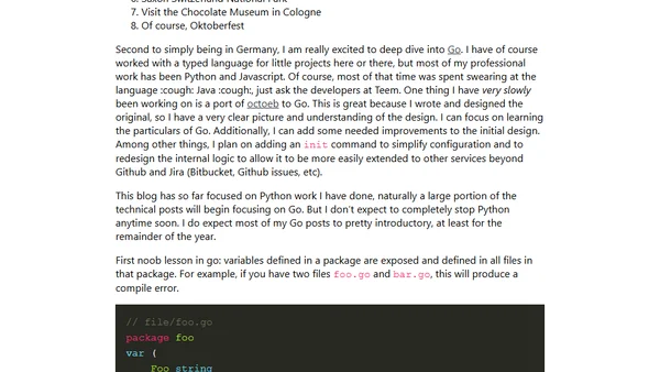 Berlin and Golang