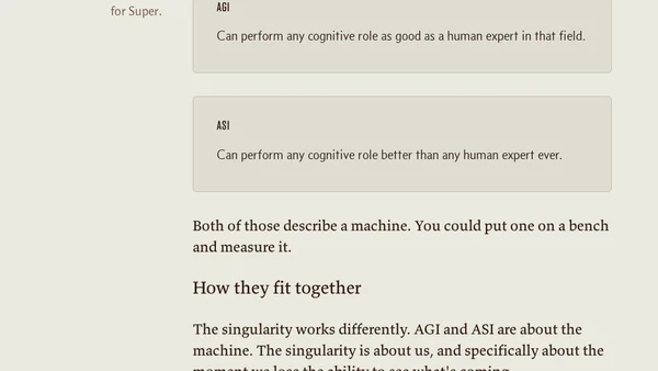 What the Singularity Actually Means