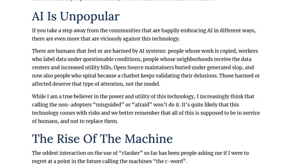Clanker: A Word For The Machine