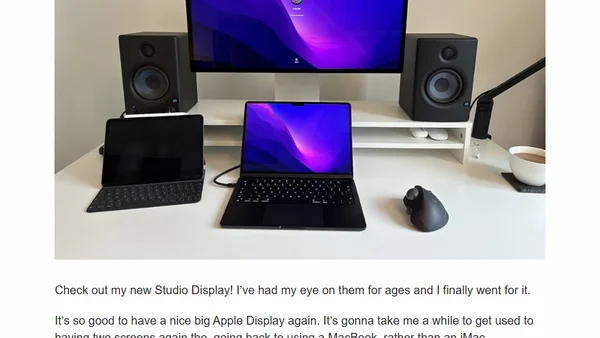 I got a new Studio Display