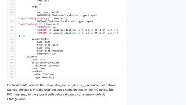 How to Enable NVIDIA GPUDirect Storage on Kubernetes