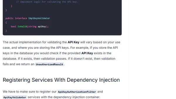 How To Implement API Key Authentication In ASP.NET Core