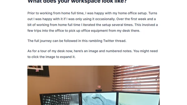 I'm Josh King, Sysadmin, and This Is How I Work (During Lockdown)