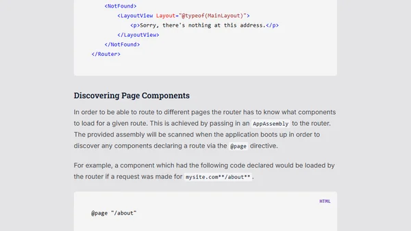 Introduction to Routing in Blazor