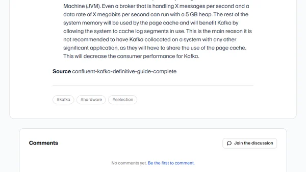 Kafka Hardware Selection