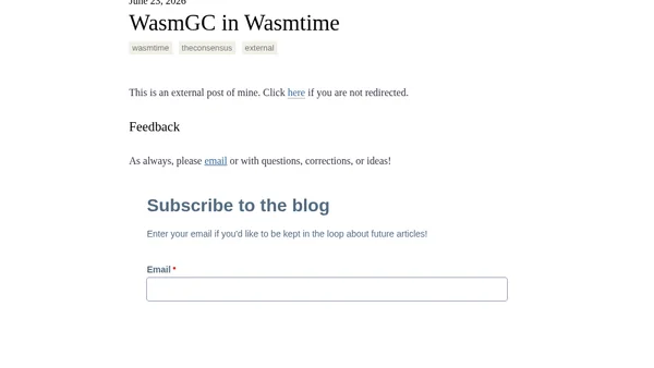 WasmGC in Wasmtime