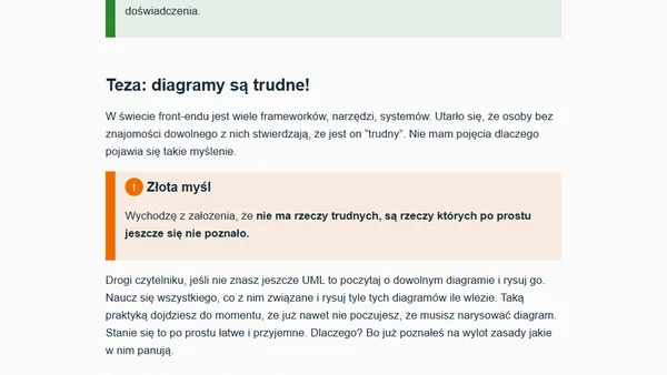 Po co mi UML?