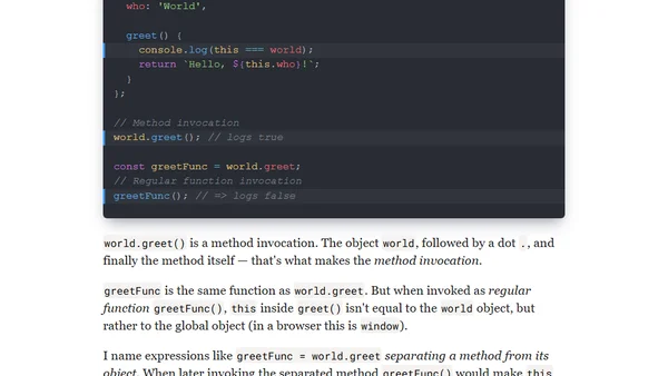 What's a Method in JavaScript?
