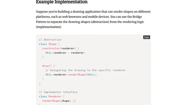 OOP Design Patterns in Javascript
