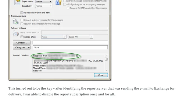 SSRS: Which server sent my e-mail subscription?