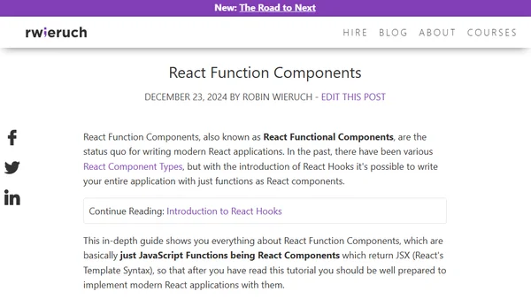 React Function Components