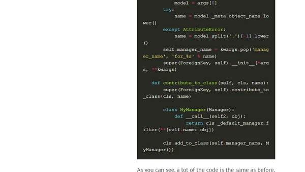 More Laziness with Foreign Keys
