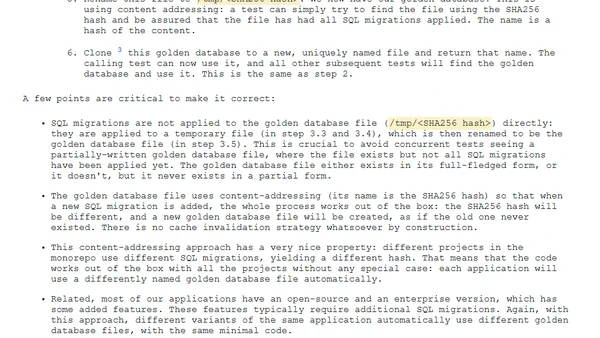 Don't run SQL migrations in tests: How I sped up the test suite by 2x