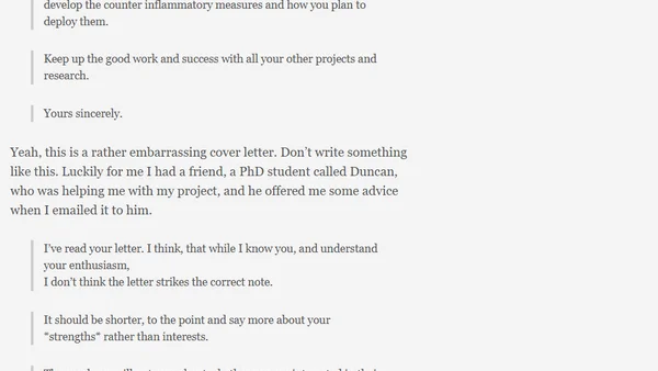 Getting to iHub: The Letter