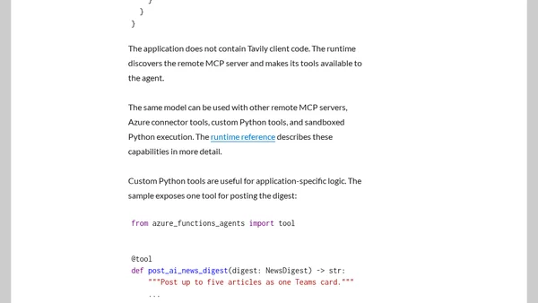 Building Event-Driven Agents with Azure Functions