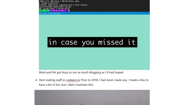 My 2018 Year in Review
