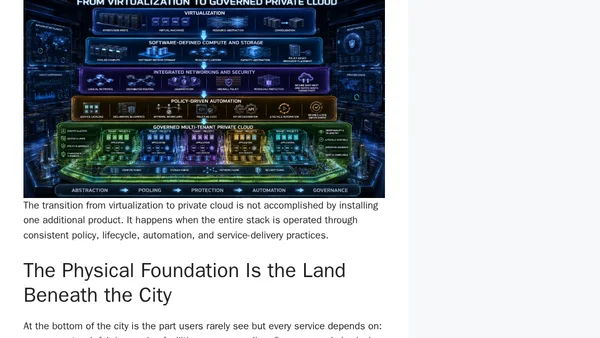 VMware Cloud Foundation as a Vertical City: A Practical Mental Model for Private Cloud Architecture