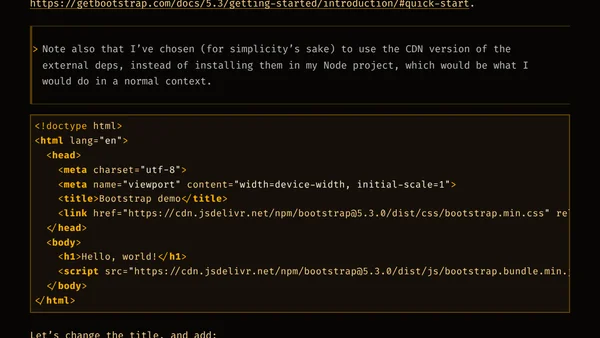 The Old Faithful Geyser Data shiny app with webR, Bootstrap & ExpressJS