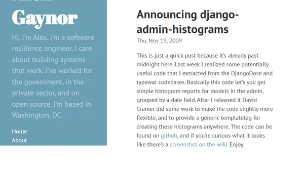 Announcing django-admin-histograms