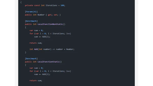 local functions vs lambda expressions
