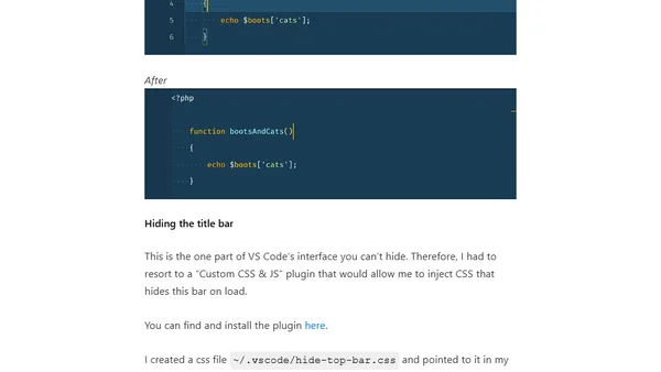 My VS Code Setup