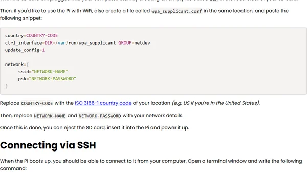 Setting up a RaspberryPi without monitor and keyboard