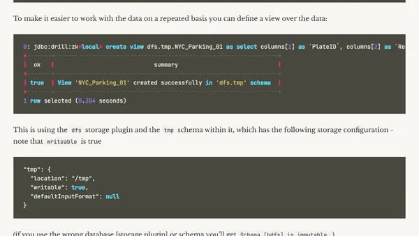 An Introduction to Apache Drill