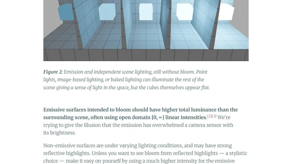 Emission and bloom