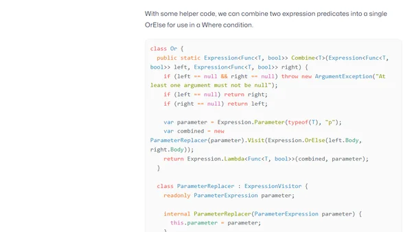 Creating OR expressions in LINQ