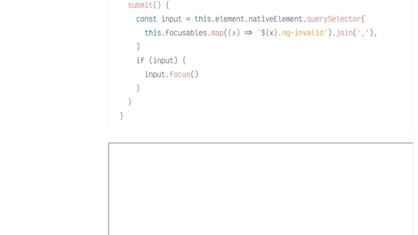 Auto-focus a form control with an Angular directive