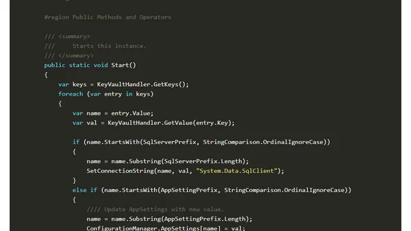 Inject Confidential Configuration Data From Azure Key Vault Into Your Application