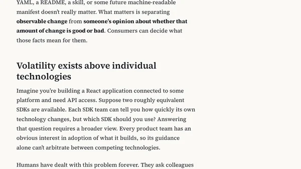 What's volatile about your technology?