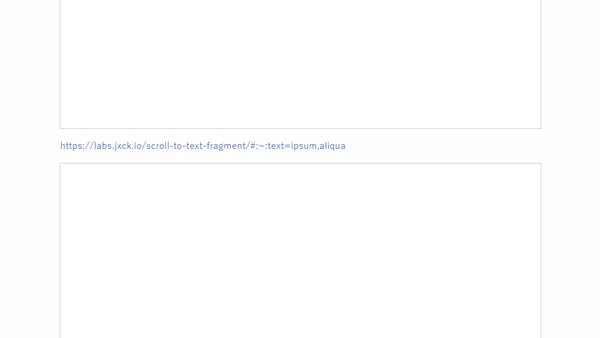 Scroll To Text Fragment と :~:text