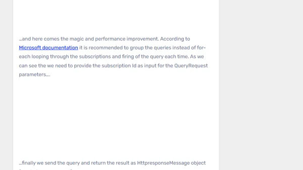 Azure Functions – Programmatically List All Subscriptions in Your Tenant Using Resource Graph & C#