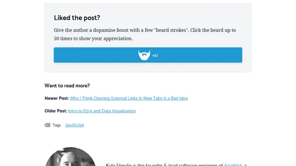 JavaScript: External Links in New Tabs